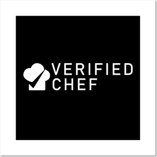 Chef Verified Blue Check Posters and Art
